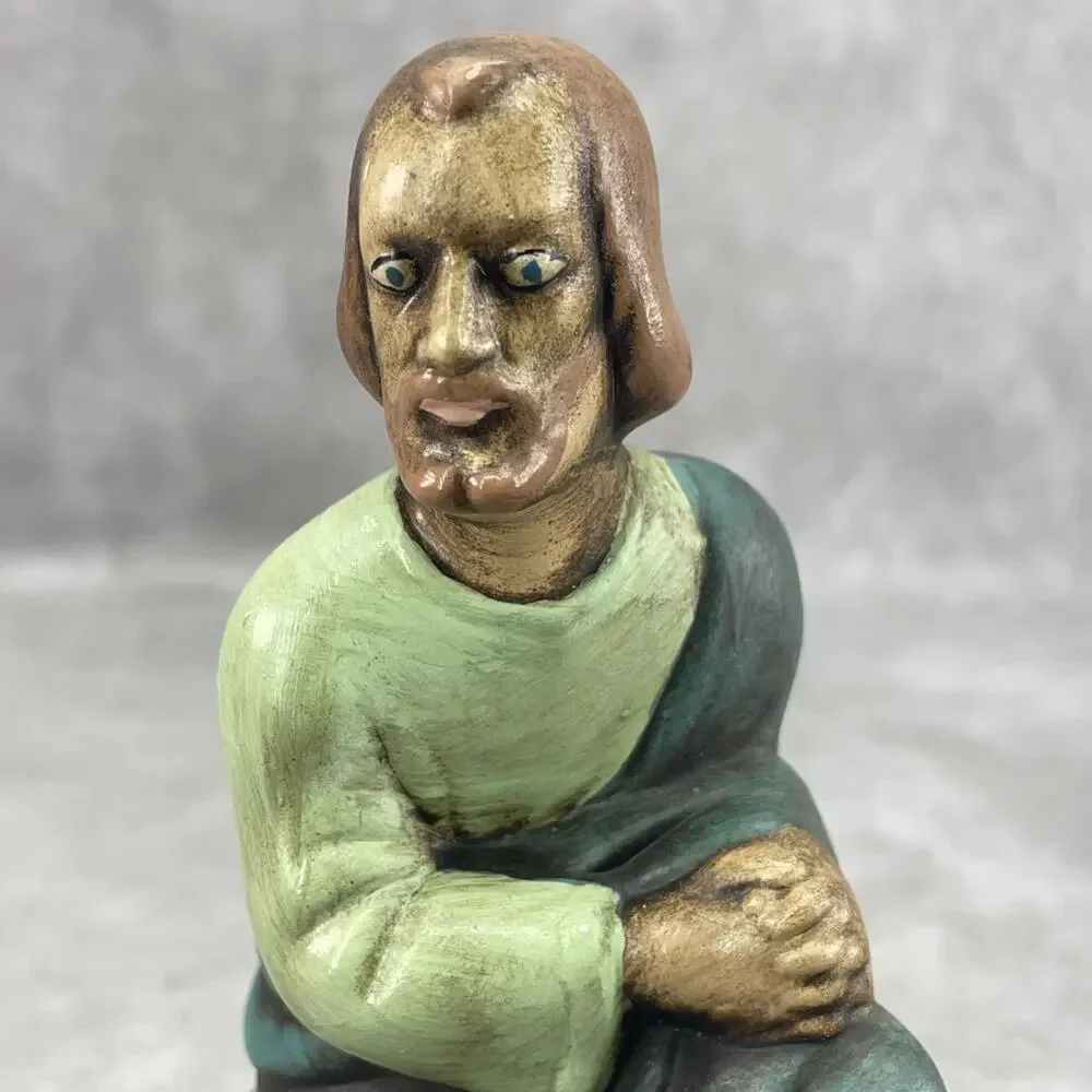 Vintage HOLLAND MOLD Joseph Virgin Mary NATIVITY Ceramic Figure Set Hand Painted